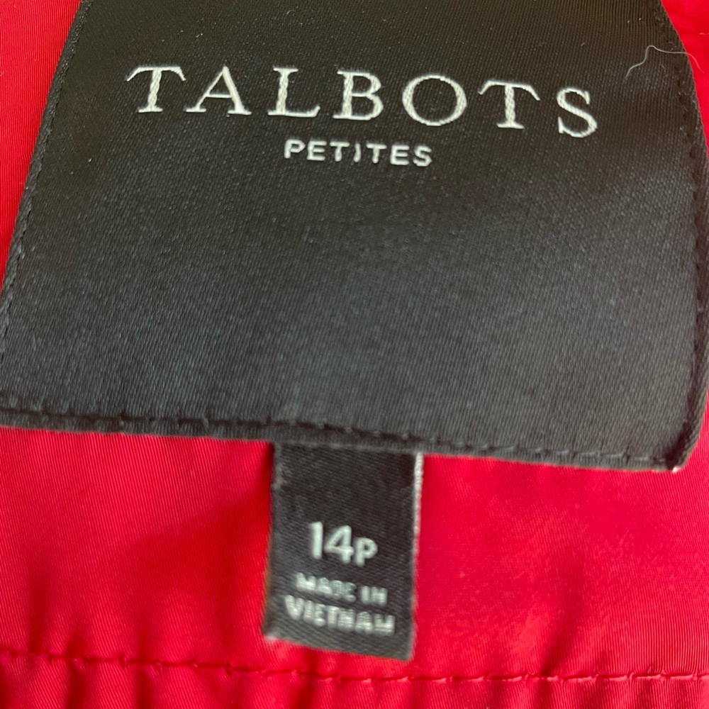 Talbots Vibrant Red Jacket - Picture 4 of 6